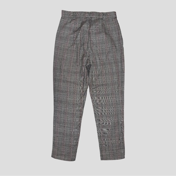 SHEIN Plaid Print Slant Pocket Tailored Pants - Picture 2 of 4